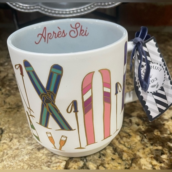 Peppermint and Pine soft blue Apres all Day and Apres Ski mug bundle NEW! - Picture 9 of 11